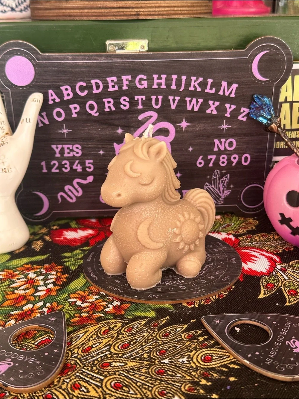 Bronze Celestial Pony Candle
